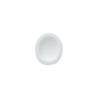 Organic Jo 1 soucoupe en porcelaine blanche mate 8.8x7.7 cm