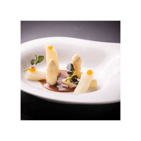 Coppetta Organic Jelly in porcellana bianca matt cm 21x15,5x5