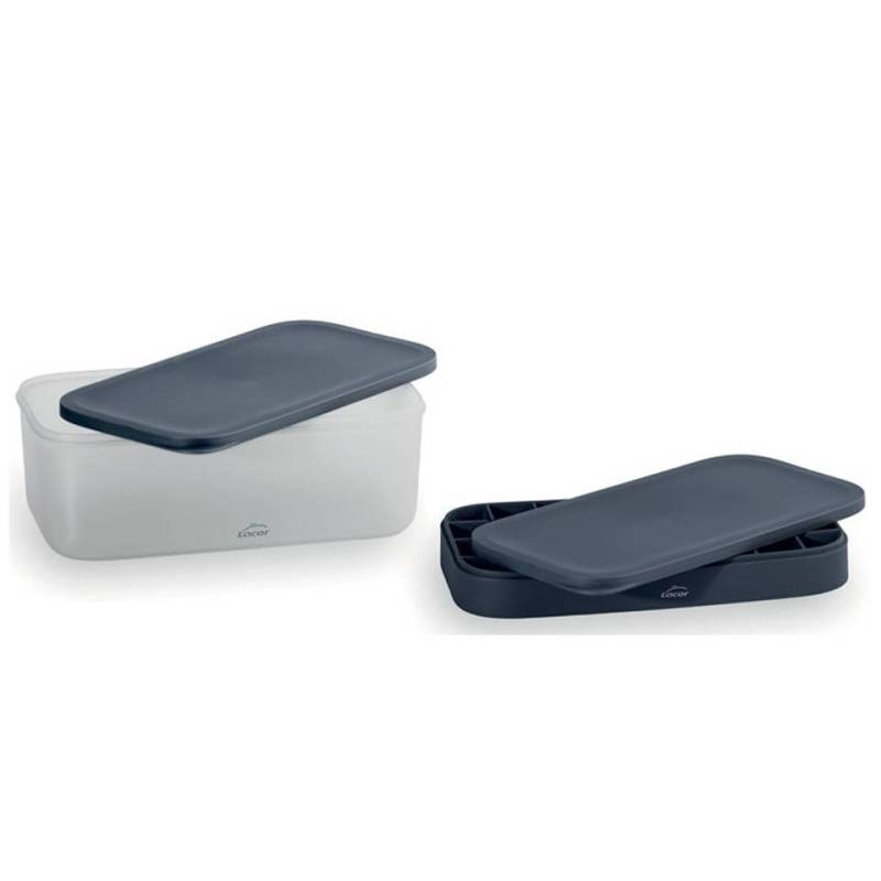 Moule à glaçons avec récipient Glaçons 32 empreintes en silicone et polypropylène