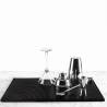 Black pvc bar versa mat cm 45x30x0.8