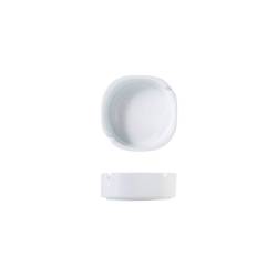 Cendrier rond en porcelaine blanche cm 9