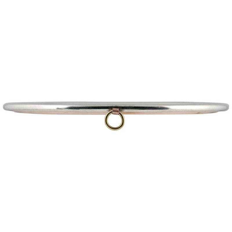 Agnelli tinned copper conical pan for farinata cm 32
