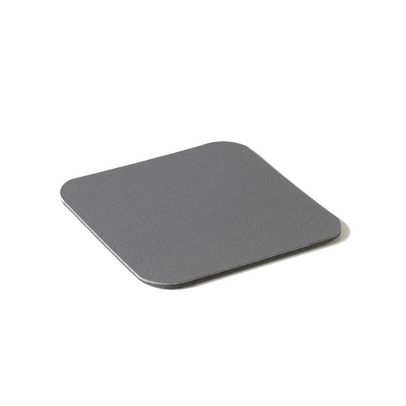 Posavasos cuadrado Star pvc laminado gris oscuro cm 10