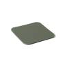 Posavasos cuadrado Star en pvc verde laminado cm 10