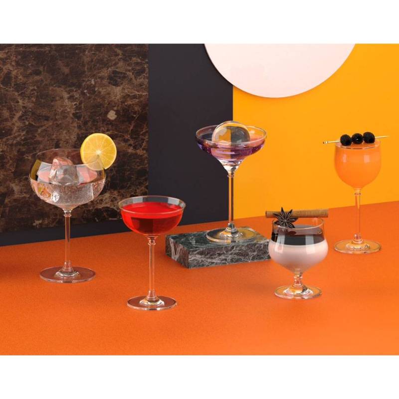 Cognac Palette glass goblet cl 30
