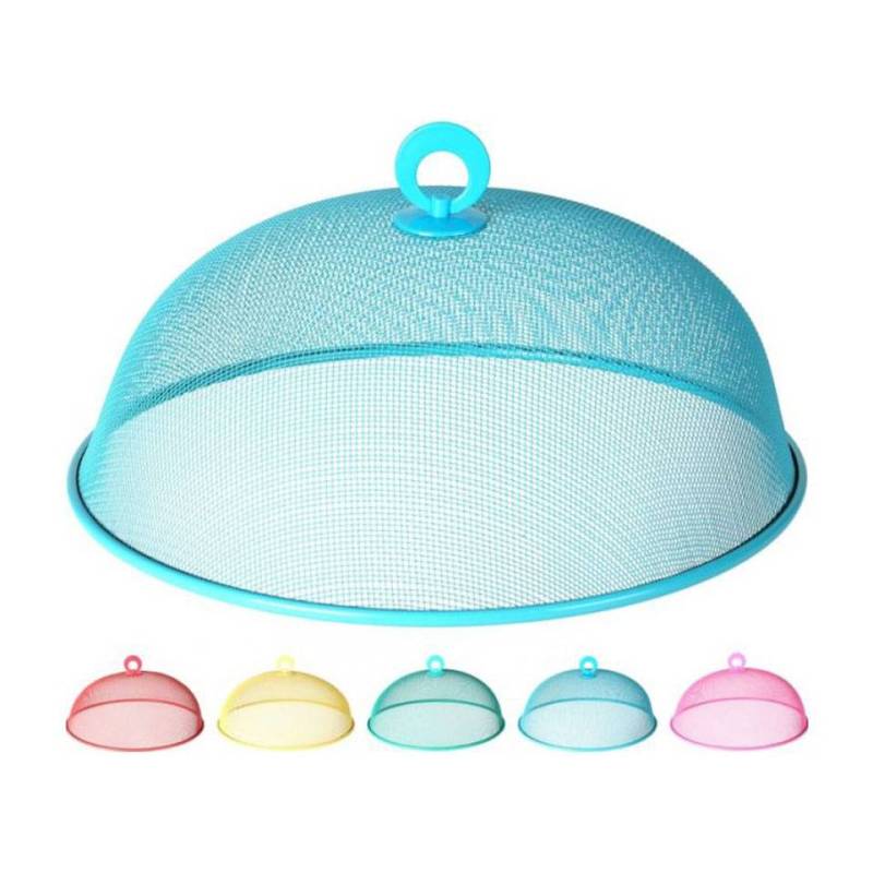 Tapa redonda de metal pintado para alimentos en colores surtidos cm 35