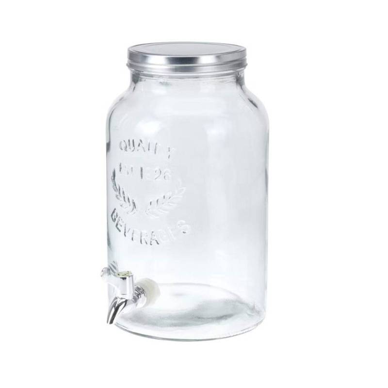 Distributeur de boissons avec robinet en verre lt 5,5