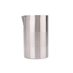 Mixing tin Double Walled in acciaio inox decoro diamond lattice cl 62,5