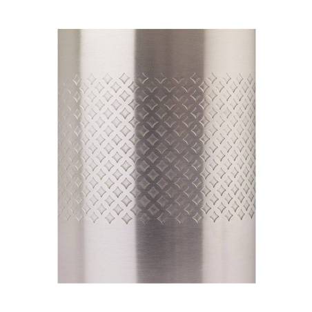 Mischdose Doppelwandig aus Edelstahl Diamantgitter Dekoration cl 62,5