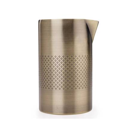 Mixing tin Double Walled stainless steel diamond decoration latex antique gold cl 62.5