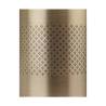 Mixtopf Double Walled in Edelstahl Dekoration Diamantgitter antik gold cl 62,5
