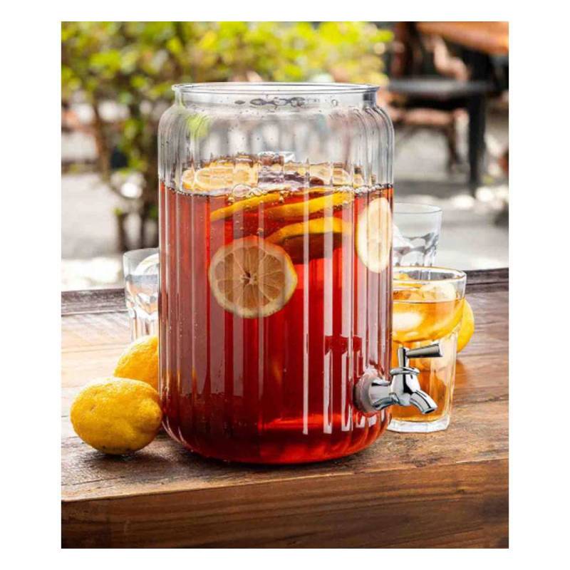 Distributeur de boissons avec robinet acrylique lt 7,6