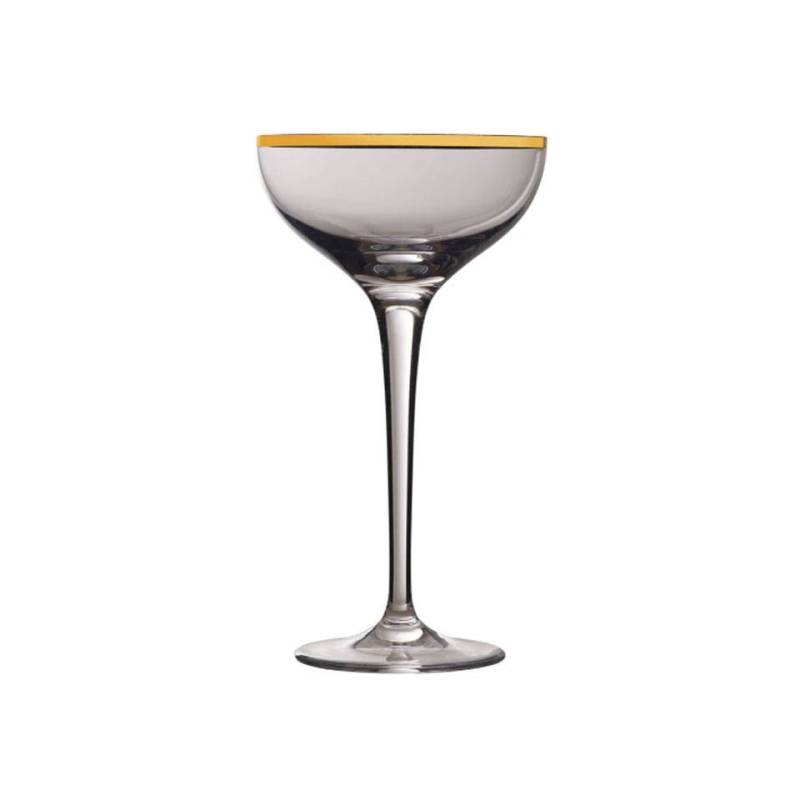Alto coupe Gold Rim Urban Bar champagne glass cup cl 18