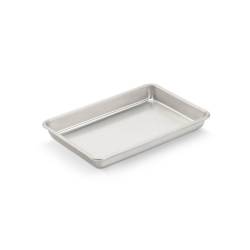 Rechteckiges Aluminium-Backblech 14x16,5 cm