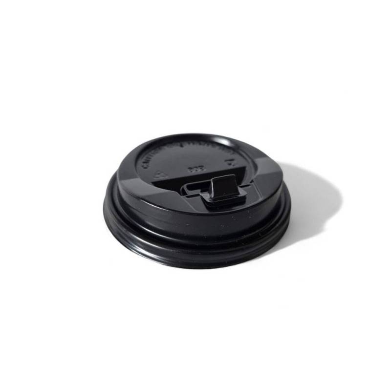 Tapa Tapa de plástico negro cm 8