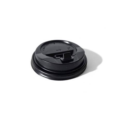 Tapa Tapa de plástico negro cm 8
