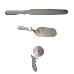 Juego de 3 utensilios para pizza