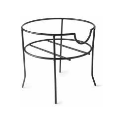 Soporte dispensador de acero negro