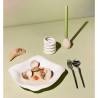 Bol Anguila porcelana blanca mate cl 30