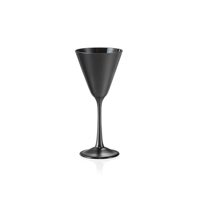 Coppa Pralines Espresso in vetro nero cl 9