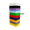 Geschlossene, stapelbare Servicebox aus grünem Polyethylen 40x30x10 cm