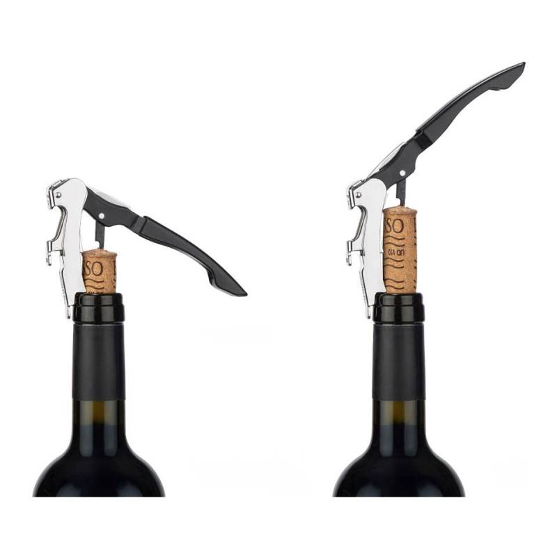 Corkscrew waiter Nino C black