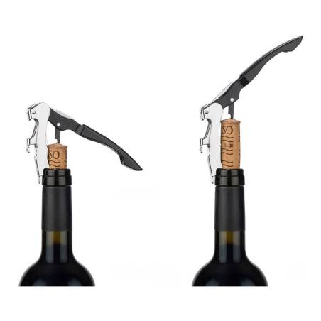 Corkscrew waiter Nino C black