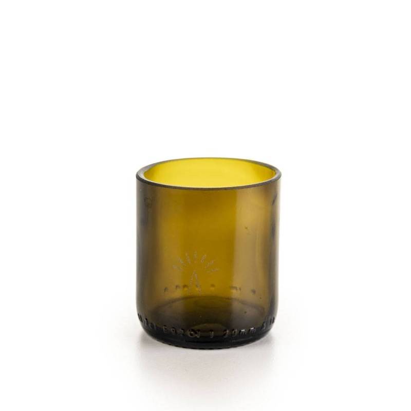 Olive green glass bottle cl 8