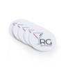 Customizable round coaster made of water proof paper cm 9