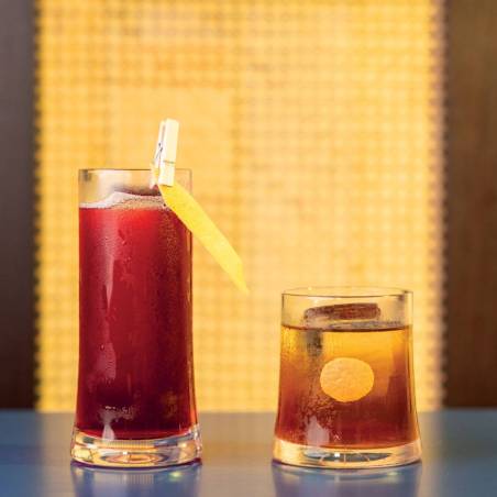 Glass of Sam Collection Saffron blown glass cl 26.5
