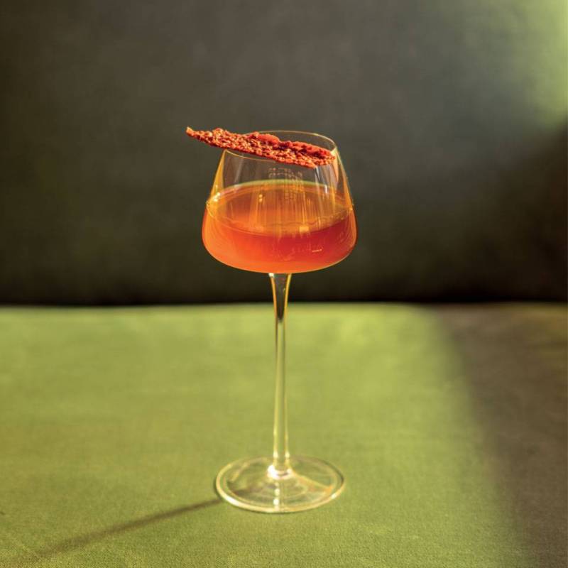 Nick & Nora Sam Kollektion Safran Becher aus geblasenem Glas cl 13