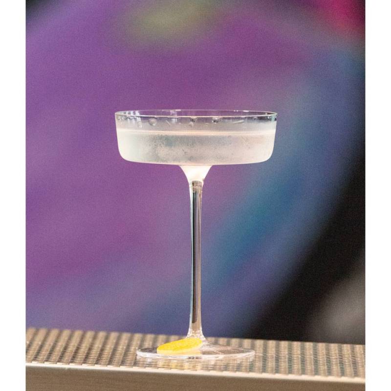 Sam Collection Saffron champagne cup in blown glass cl 16