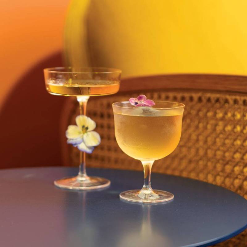 Coupe à champagne Sam Collection Safran verre soufflé cl 16