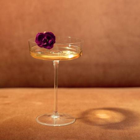 Coupe à champagne Sam Collection Safran verre soufflé cl 16