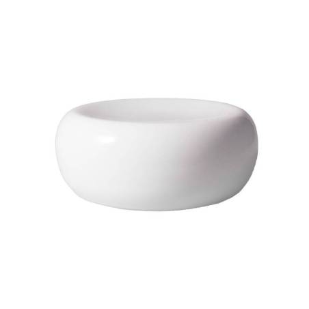 Porte-gâteau rond en porcelaine blanche Velvet cm 10