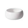 Soporte para tartas redondo de porcelana blanca aterciopelada cm 10