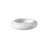 Porcelaine blanche Plaque de coussin en velours cm 15,5