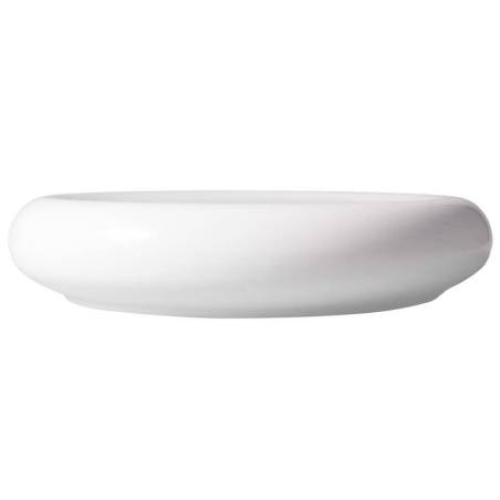 Porcelaine blanche Plaque de coussin en velours 22,5 cm