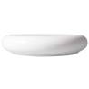 Porcelaine blanche Plaque de coussin en velours 22,5 cm