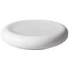 Porcelaine blanche Plaque de coussin en velours 27 cm