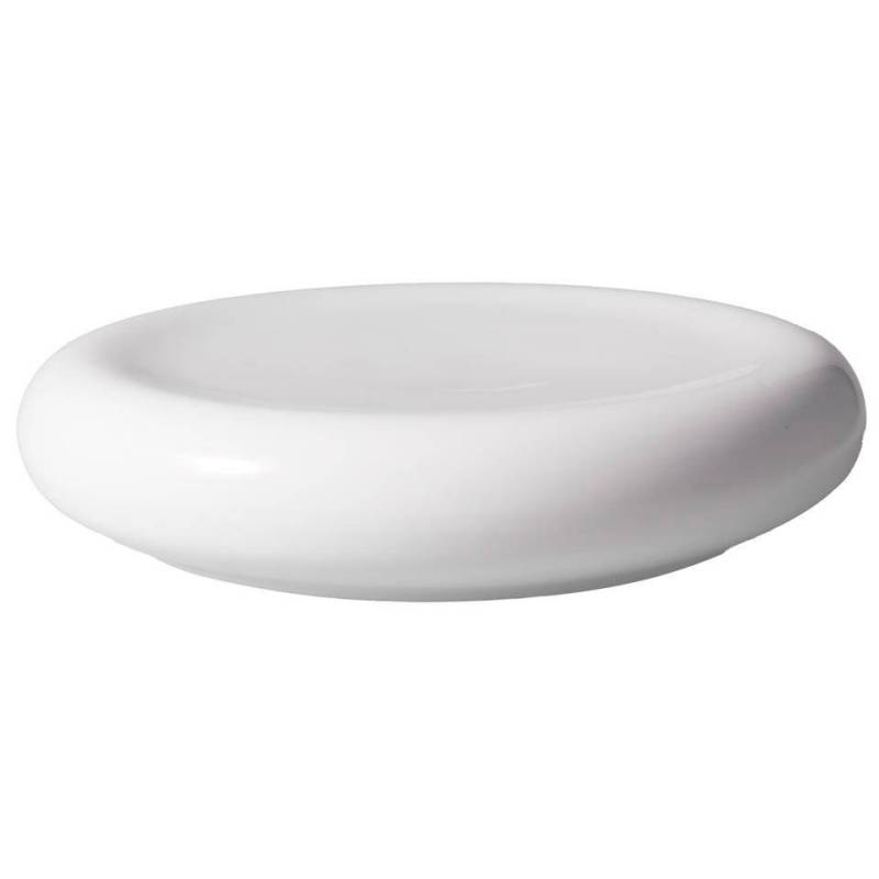 White porcelain Velvet pillow top dish 27 cm