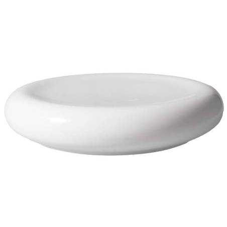 White porcelain Velvet pillow top dish 27 cm
