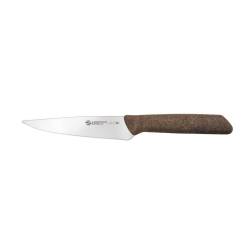 Coltello bistecca seghettato Sanelli Ambrogio in acciaio inox con manico polimerico cm 13