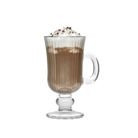 Misori milk/Irish Coffee glass with glass handle cl 25