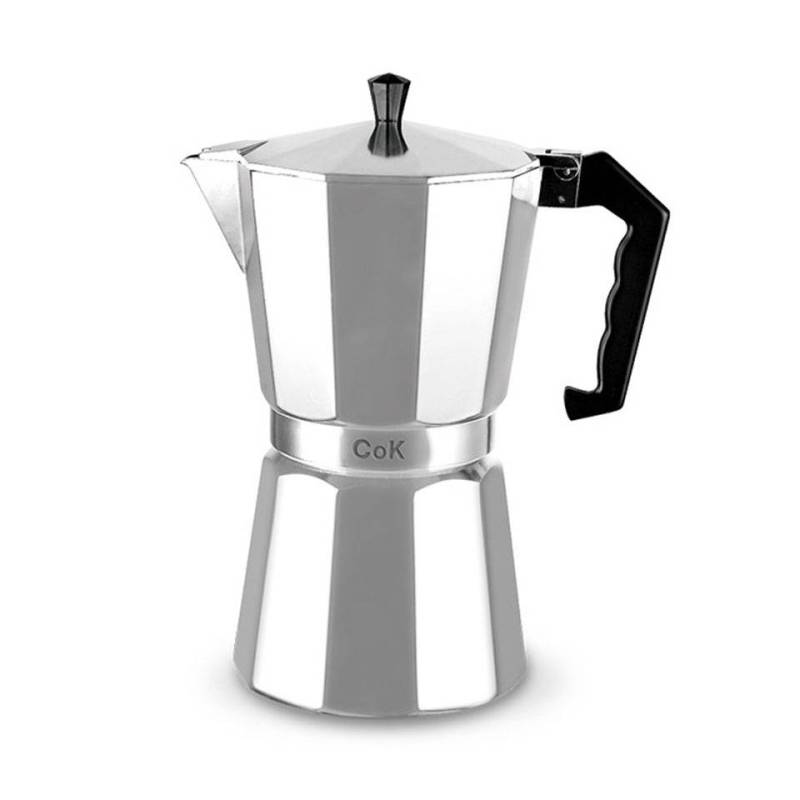 Cafetera de aluminio Mattina para inducción 9 tazas