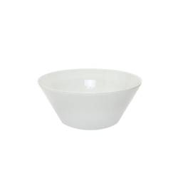 Ensaladera cónica de porcelana blanca Napoli 20 cm