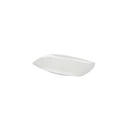 Vassoio rettangolare Plates in porcellana bianca cm 16x12