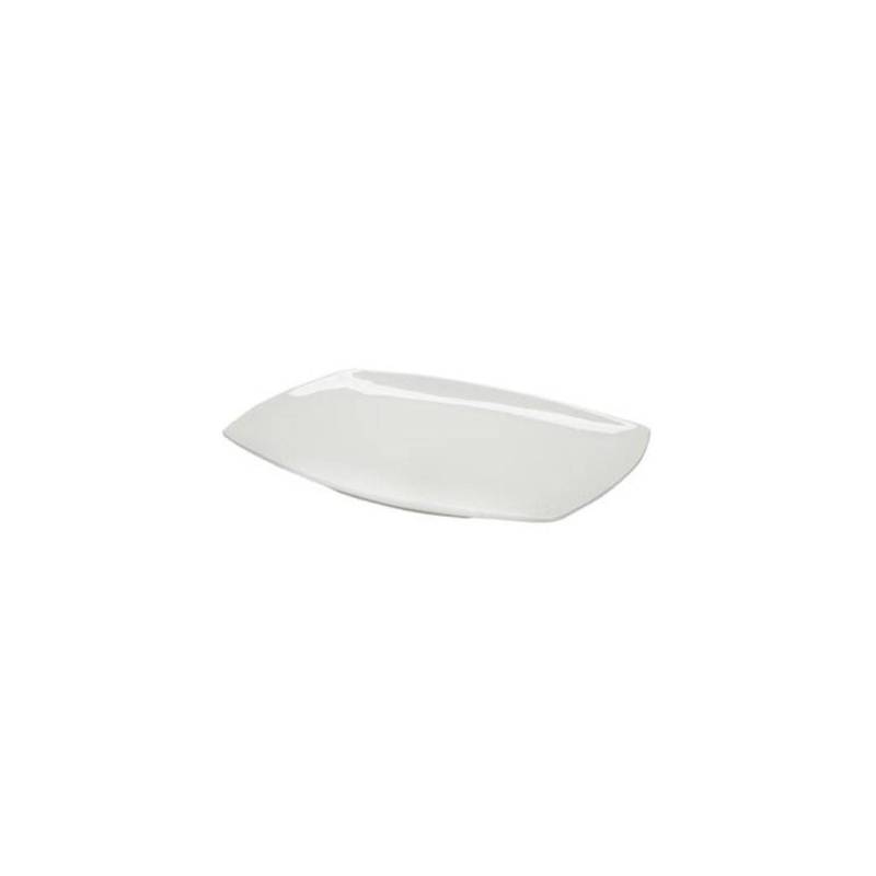 Rectangular white porcelain Plates tray 16x12 cm