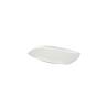 Bandeja rectangular de porcelana blanca Platos 16x12 cm