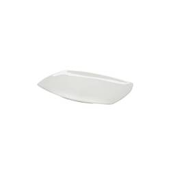 Bandeja rectangular de porcelana blanca Platos cm 21x15